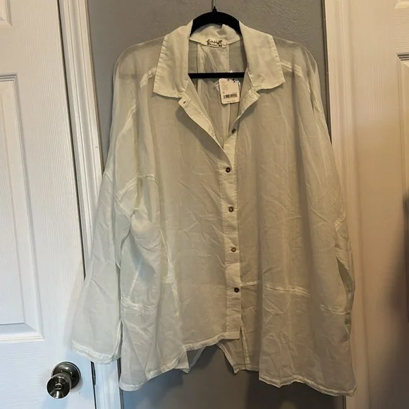 NWT Free People Heat of the Night Shirt - Picture 2 of 6